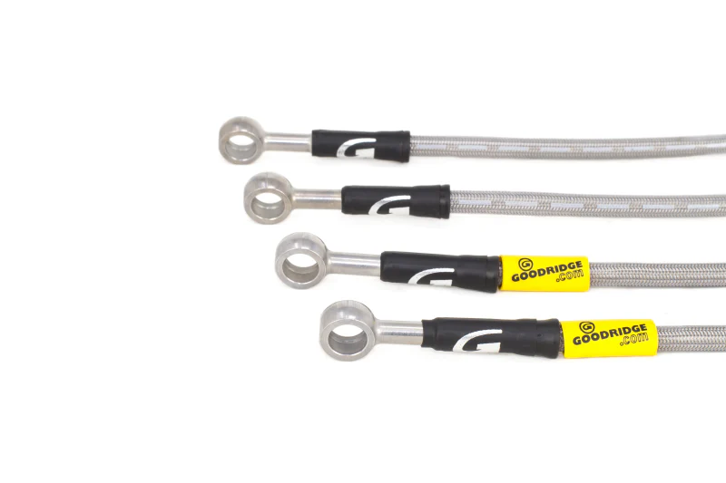Goodridge 08-14 Subaru STi (w/Brembo Calipers) Stainless Steel Brake Line Kit - Image 8