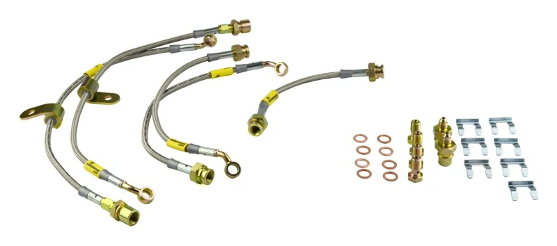 Goodridge 09-12 Cadillac CTS-V (All CTS-V w/ Brembo Brakes) Stainless Steel Brake Line Kit - Image 3
