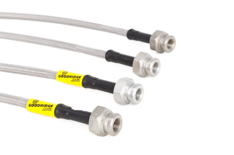 Goodridge 09-14 Honda Fit (Non-EV Models) Stainless Steel Brake Line Kit - Image 4