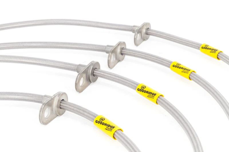 Goodridge 17-20 Honda Civic Si (Si Model Only) Stainless Steel Brake Line Kit - Image 10