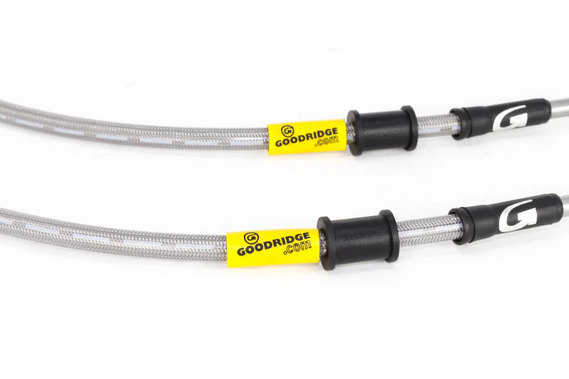 Goodridge 17-21 Honda Civic Hatchback Stainless Steel Brake Line Kit - Image 8