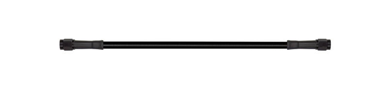 Goodridge 30in Universal Brake Line Assembly w/Black Zinc Fittings & Black Hose