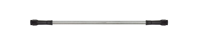 Goodridge 56in Universal Brake Line Assembly w/Black Zinc Fittings & Clear Hose