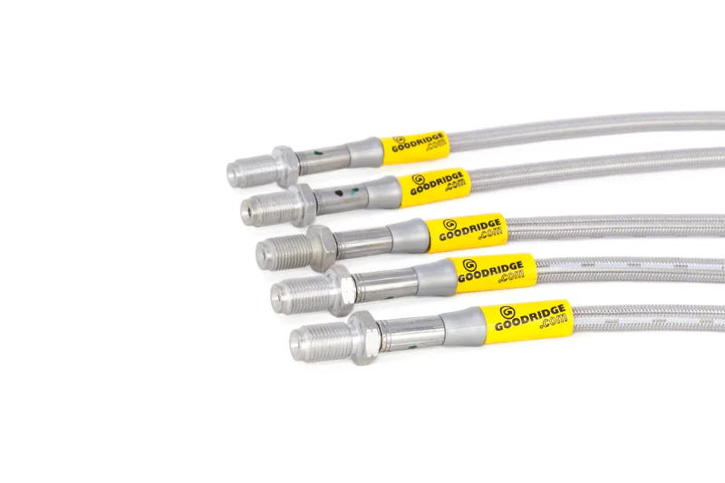 Goodridge 8/84-7/87 Toyota Corolla GTS Stainless Steel Brake Line Kit - Image 8