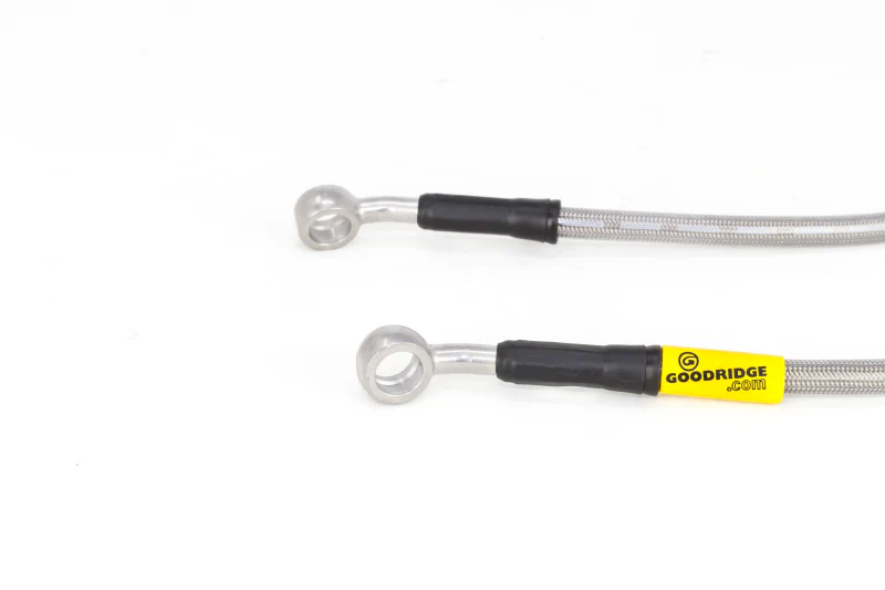 Goodridge 89-91 Honda Civic/CRX (w/Rear Drum) Stainless Steel Brake Line Kit - Image 6
