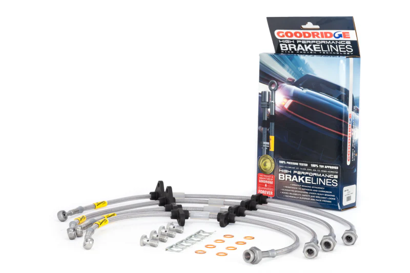 Goodridge 90-93 Acura Integra Stainless Steel Brake Line Kit - Image 2