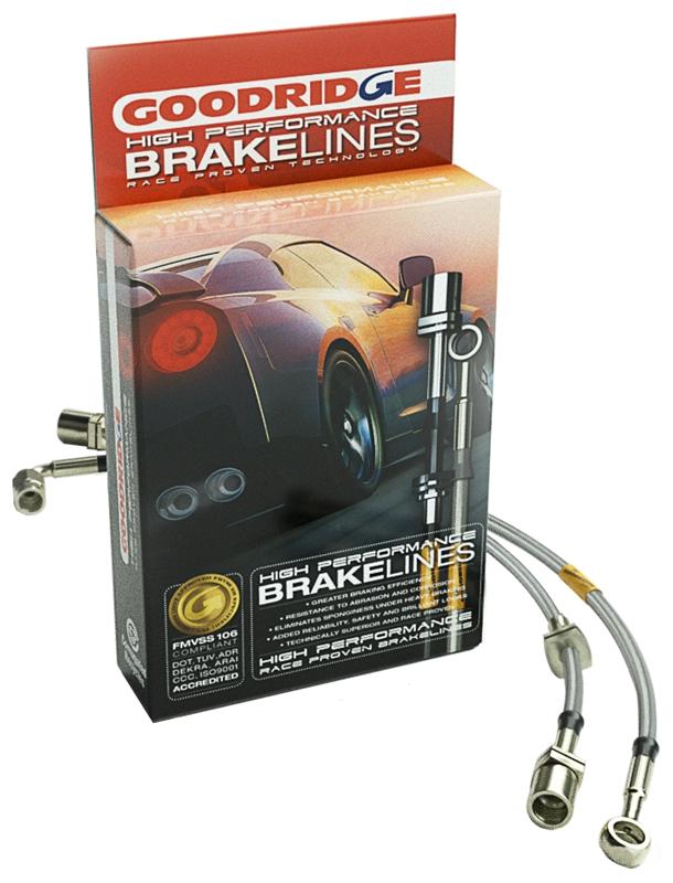 Goodridge 93-00 Mazda 626 / 93-97 MX-6 Rear Disc SS Brake Line Kit
