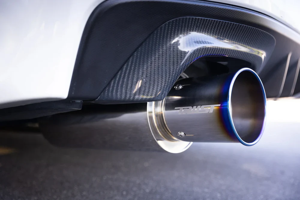 GReddy PE-TR Rolled Tip-Burnt-Ti L 190mm x 115mm - Image 3