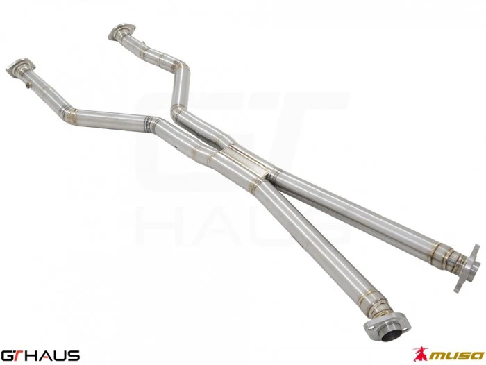GT Haus Lexus LC Series LC500 – Full Cat-Back LSR pipe (Front +Mid Section) - Image 3