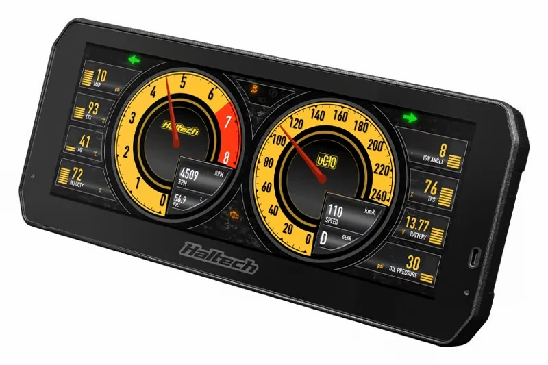 Haltech uC-10 10in Digital Dash Kit w/Cables & Accessories - Image 4