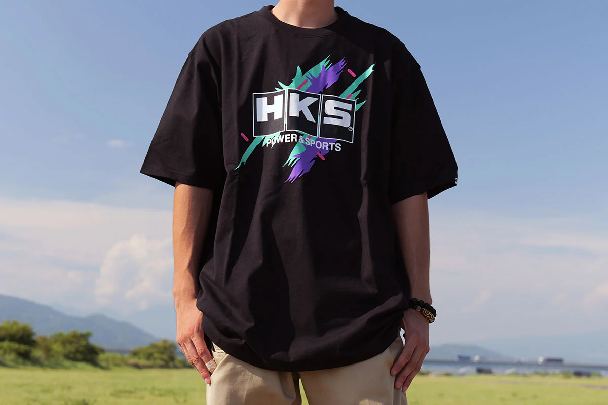 HKS T-SHIRT SUPER RACING v2 BLACK XL