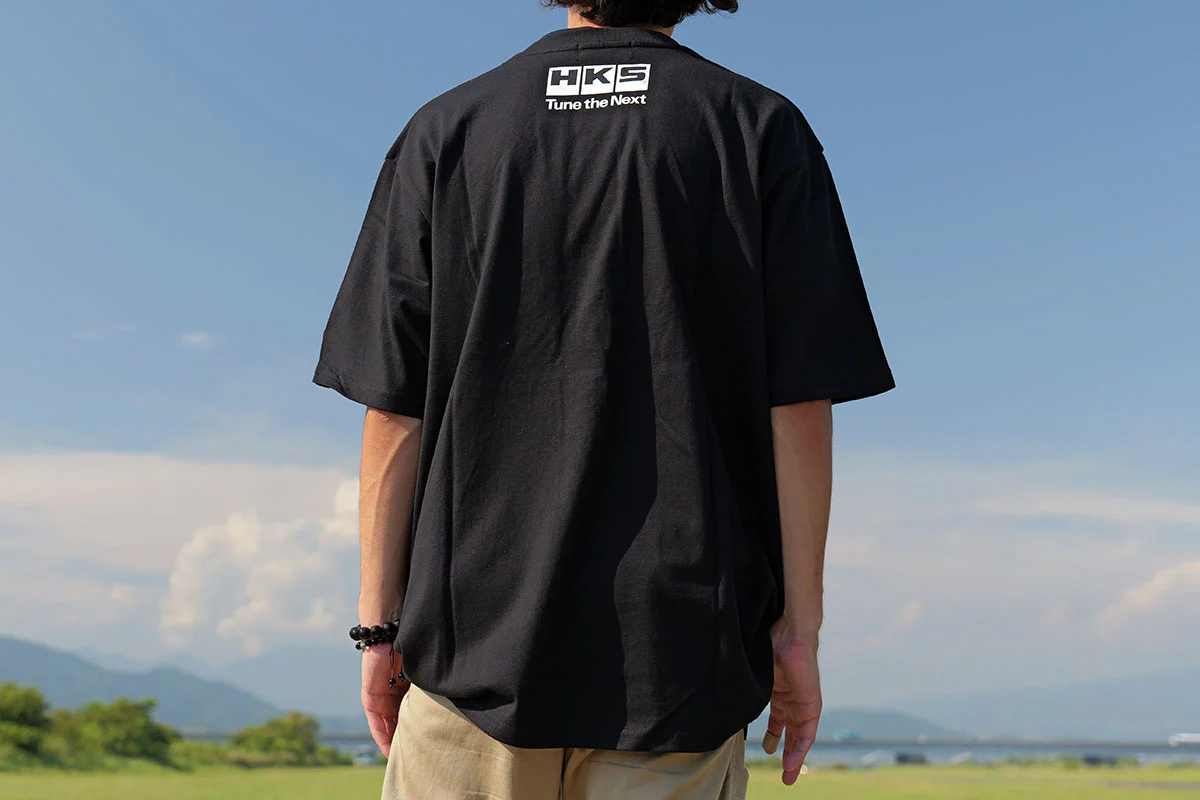 HKS T-SHIRT SUPER RACING v2 BLACK XL - Image 3