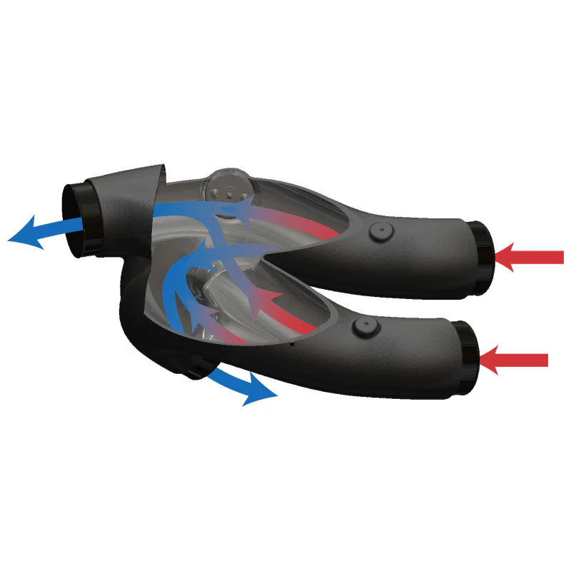 Injen 15-25 Ford F-150 V6-3.5L Twin Turbo PF Cold Air Intake System - Race Blue - Image 4
