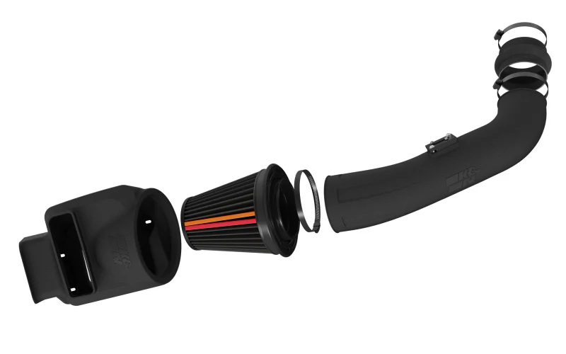 K&N 17-19 GM Heavy Duty 6.6L Diesel NextGen Dry Flow Cold Air Intake - Image 6