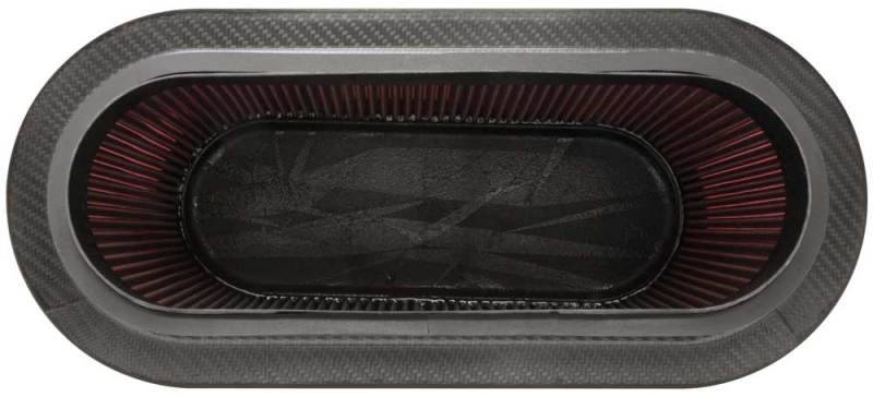 K&N Custom Racing Unique Oval Tapered Filter 17.313in OL B/7.75in OW B/14.625inOL T/6.125inOW T/9in - Image 5