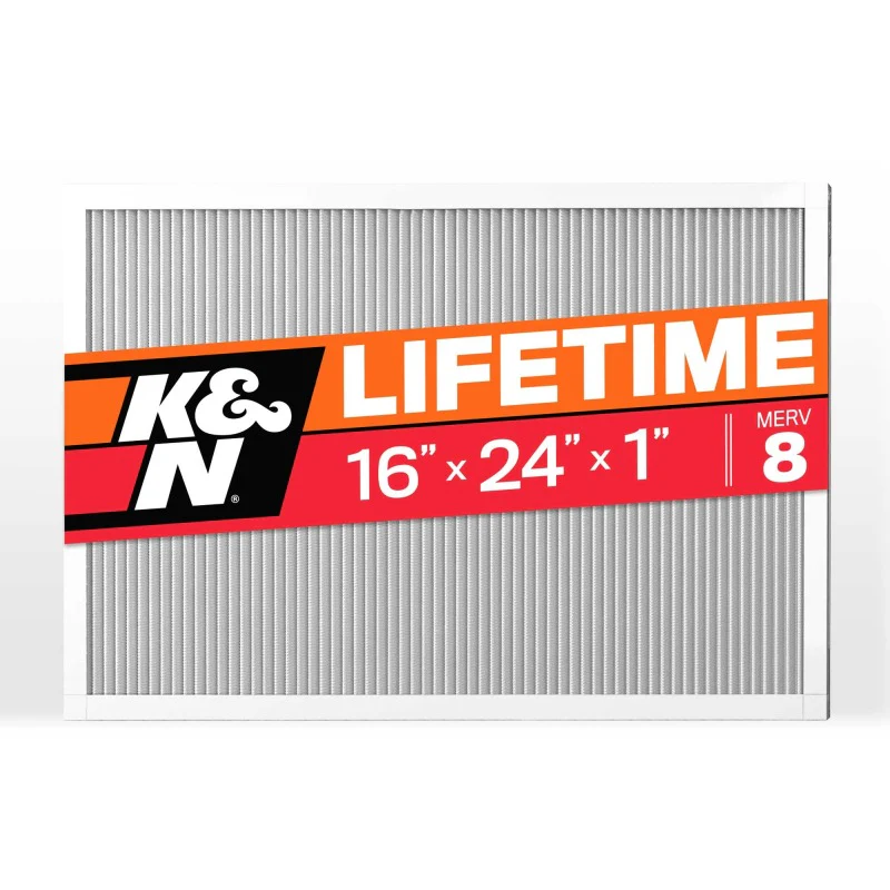 K&N HVAC Filter 16 X 24 X 1 Merv 8