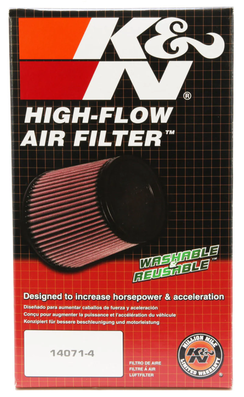 K&N Uni Oval Tapered Air Filter 3.5in 10 Deg. Flg / 3.25in T OW / 4.5in T OL / 5.75in B / 7in H - Image 4