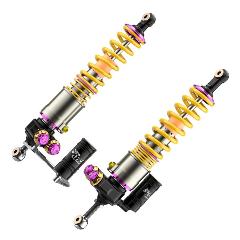 KW Porsche Carrera GT HLS & V5 Coilover Kit w/ Black Springs - Image 5