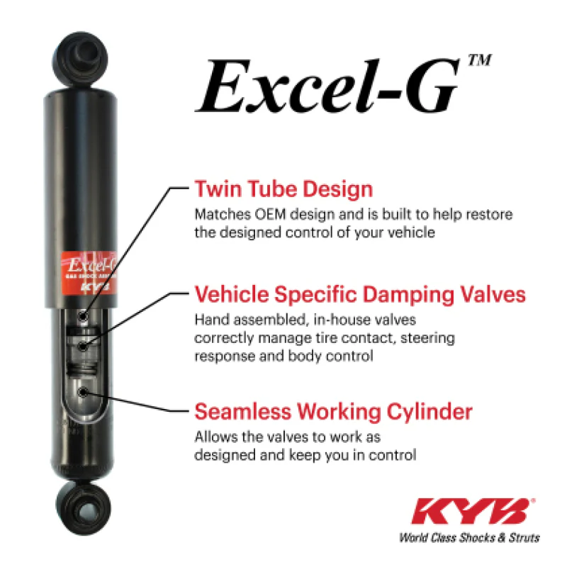 KYB 19-22 Honda Passport FWD Excel-G Strut - Rear