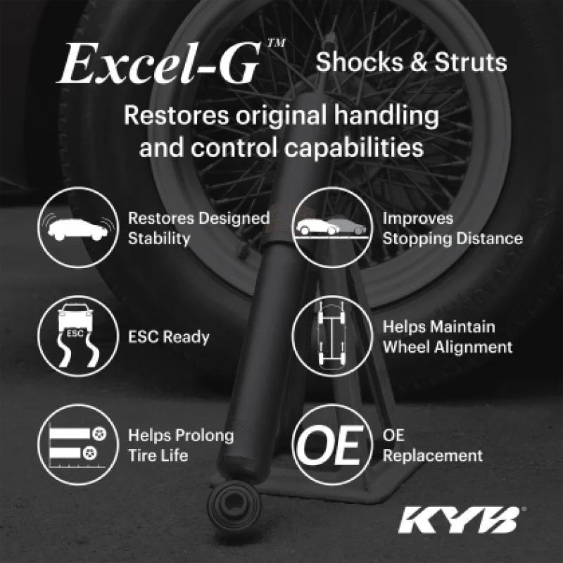 KYB 19-22 Toyota Avalon XLE & Hybrid XLE / 18-22 Camry w/ FWD Excel-G Shock Assembly - Rear - Image 2