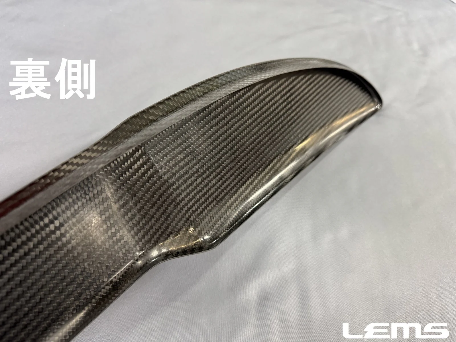 LEMS Dry Carbon Trunk Spoiler Cover for Lexus IS350 / IS300h / IS300 / IS500 F-Sport - Image 3
