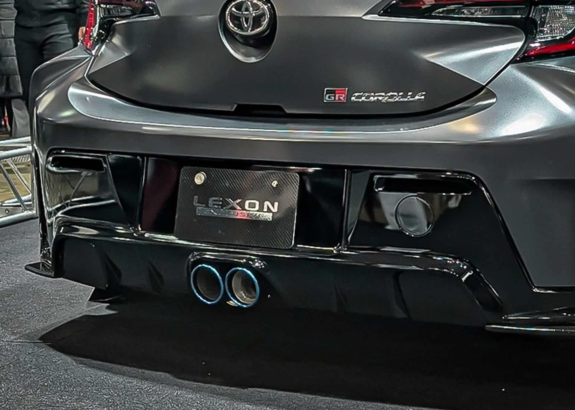 LEXON - Rear Diffuser Panel Muffler Cover - Toyota GR Corolla (2023+)