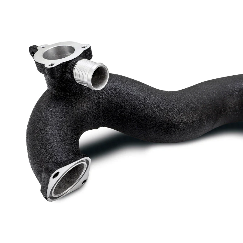 Mishimoto 2024+ Ford Mustang EcoBoost Charge Pipes - Wrinkle Black - Image 5