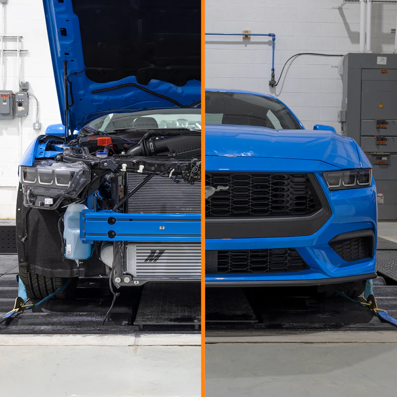 Mishimoto 2024+ Ford Mustang EcoBoost Performance Intercooler - Silver - Image 3