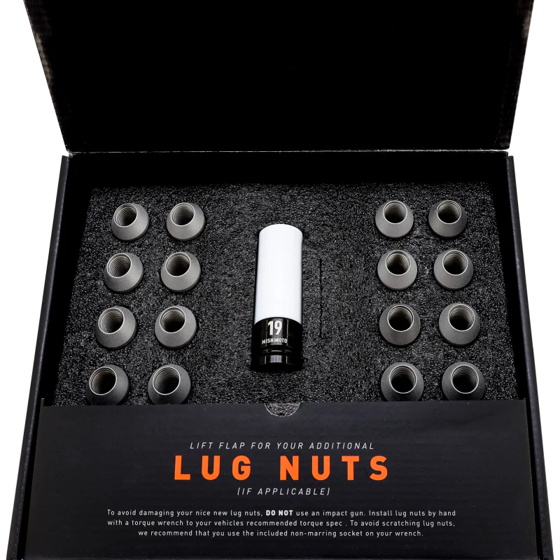 Mishimoto Steel Locking Lug Nuts M14x1.5 20pc Set Black - Image 8