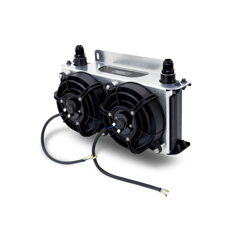 Mishimoto Universal Oil Cooler Kit - 19 Row Cooler and 2x5in Fans - Image 2