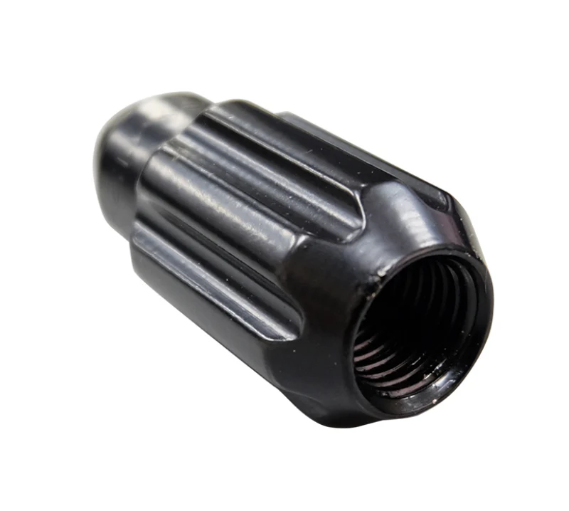 NRG 500 Series M12 X 1.5 Bullet Shape Steel Lug Nut Set - 21 Pc w/Lock Key - Black - Image 11