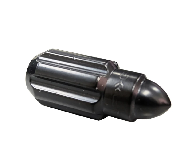 NRG 500 Series M12 X 1.5 Bullet Shape Steel Lug Nut Set - 21 Pc w/Lock Key - Black - Image 7