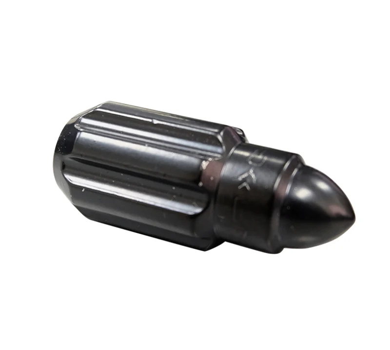 NRG 500 Series M12 X 1.5 Bullet Shape Steel Lug Nut Set - 21 Pc w/Lock Key - Black - Image 9