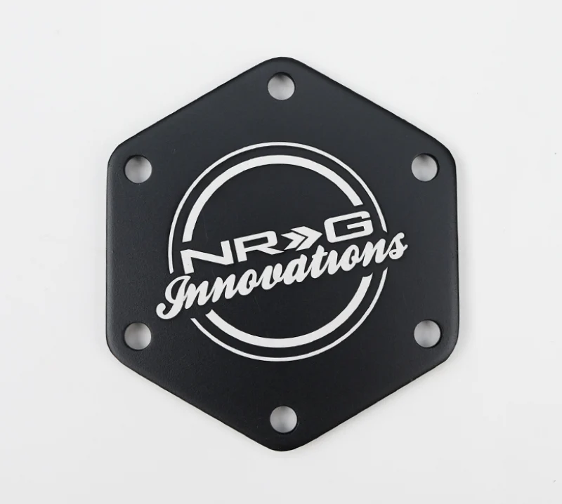 NRG Carbon Fiber Horn Delete Button Circular Logo Front/ Back - Image 2
