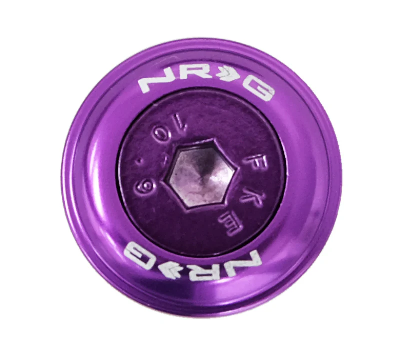 NRG Fender Washer Kit w/Color Matched M6 Bolt Rivets For Plastic (Purple) - Set of 10 - Image 2