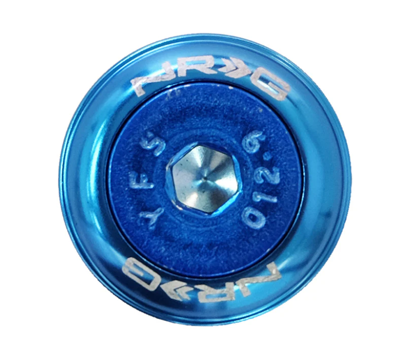 NRG Fender Washer Kit w/Color Matched M8 Bolt Rivets For Plastic (Blue) - Set of 8 - Image 2