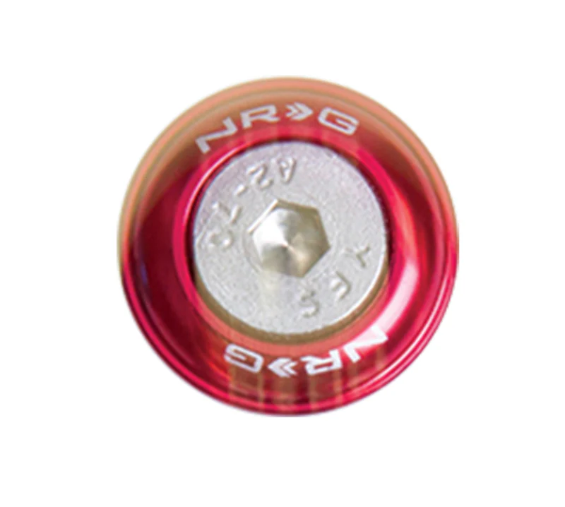 NRG Fender Washer Kit w/Rivets For Metal (Red) - Set of 10 - Image 2