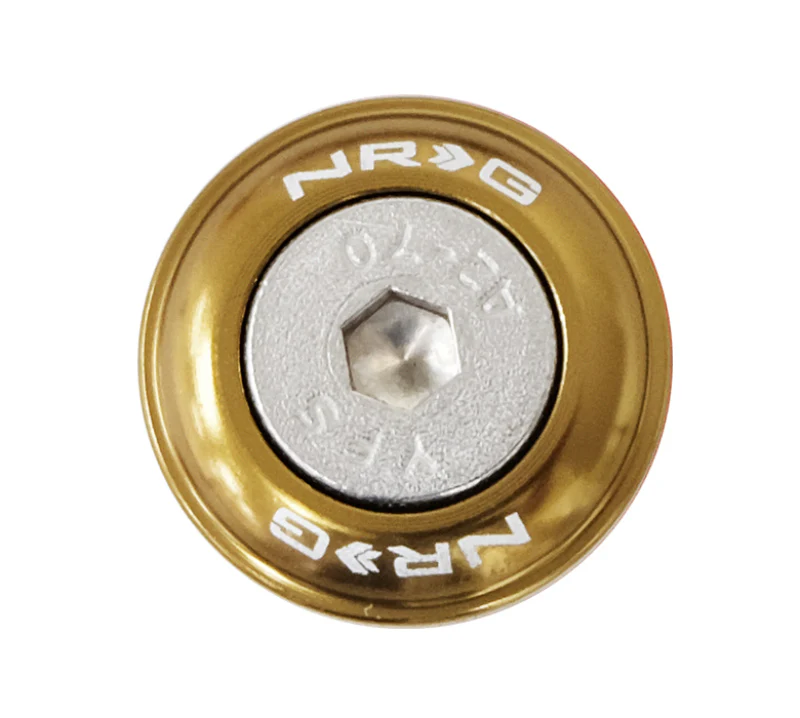 NRG Fender Washer Kit w/Rivets For Plastic (Titanium) - Set of 10 - Image 2