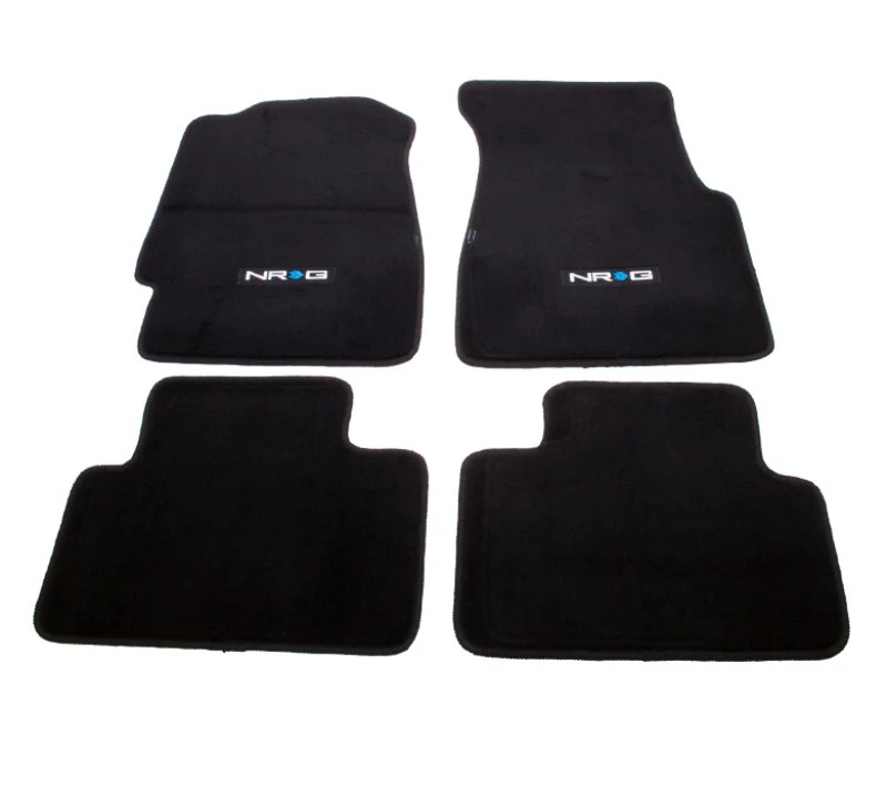 NRG Floor Mats - 92-95 Honda Civic 2DR (NRG Logo) - 4pc. - Image 2