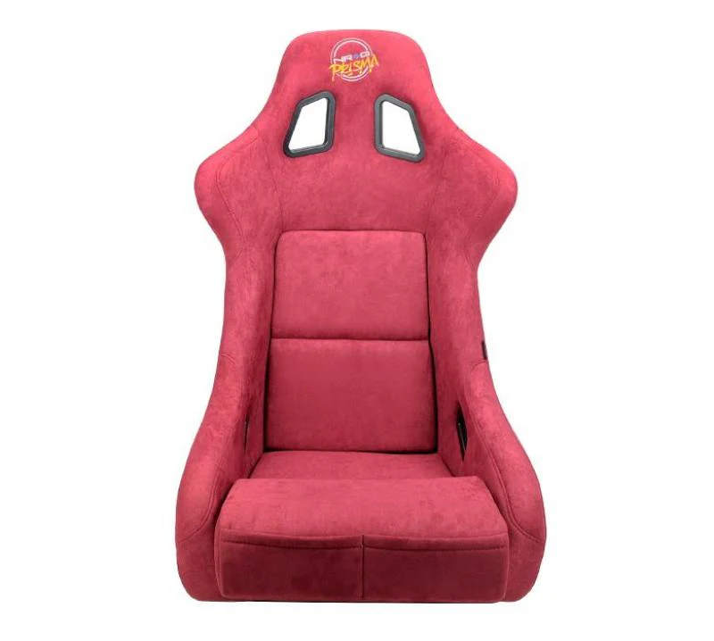 NRG FRP Bucket Seat PRISMA Edition - Medium (Maroon/ Pearlized Back) - Image 2
