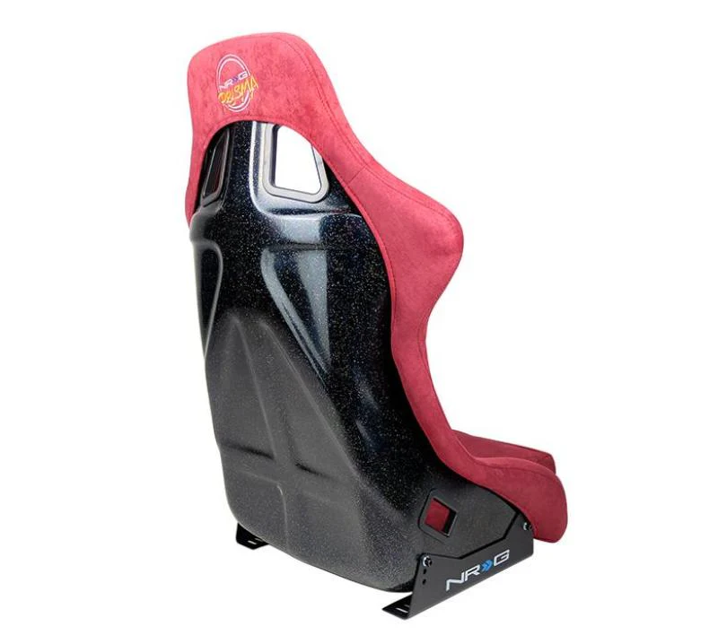NRG FRP Bucket Seat PRISMA Edition - Medium (Maroon/ Pearlized Back) - Image 3
