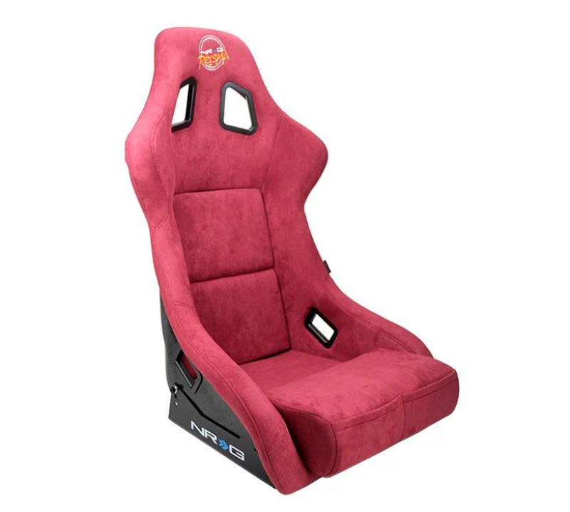 NRG FRP Bucket Seat PRISMA Edition - Medium (Maroon/ Pearlized Back) - Image 4