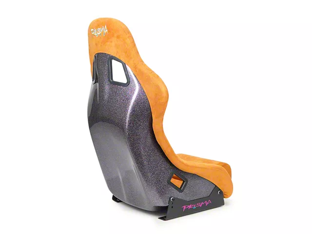 NRG FRP Bucket Seat PRISMA Edition W/ Pearlized Back Tan Alcantara - Medium - Image 2
