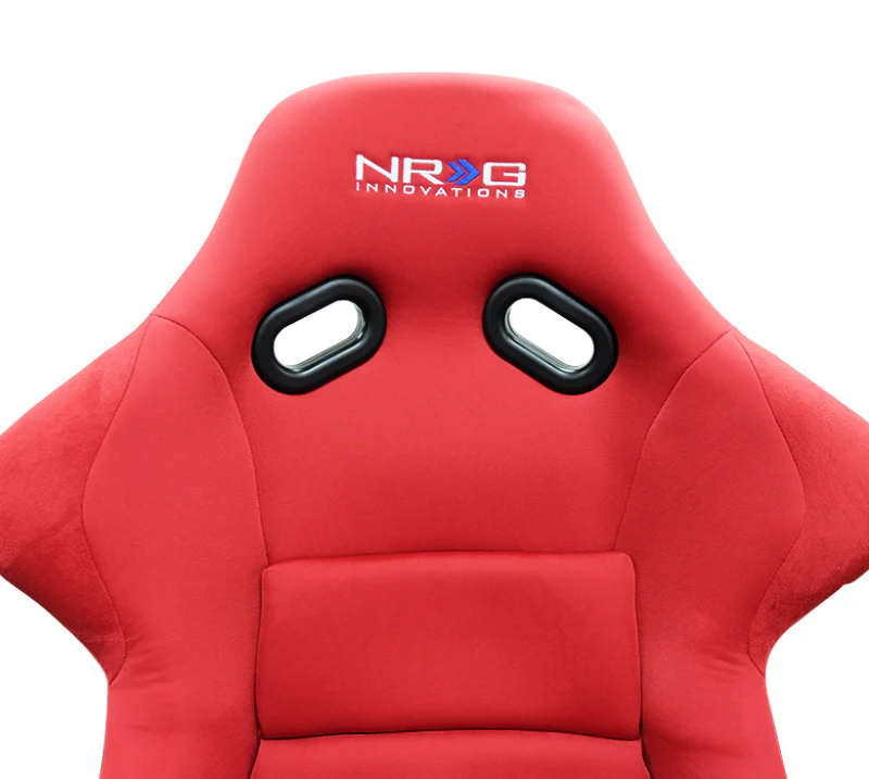 NRG FRP Bucket Seat (Red Cloth) - Large - Image 10