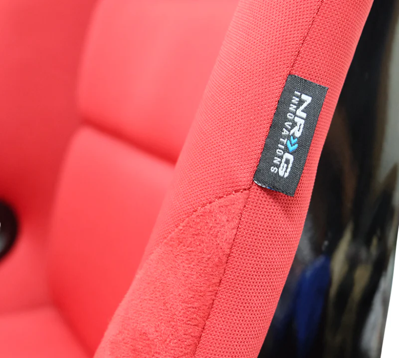 NRG FRP Bucket Seat (Red Cloth) - Large - Image 13