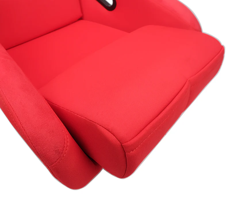 NRG FRP Bucket Seat (Red Cloth) - Large - Image 3