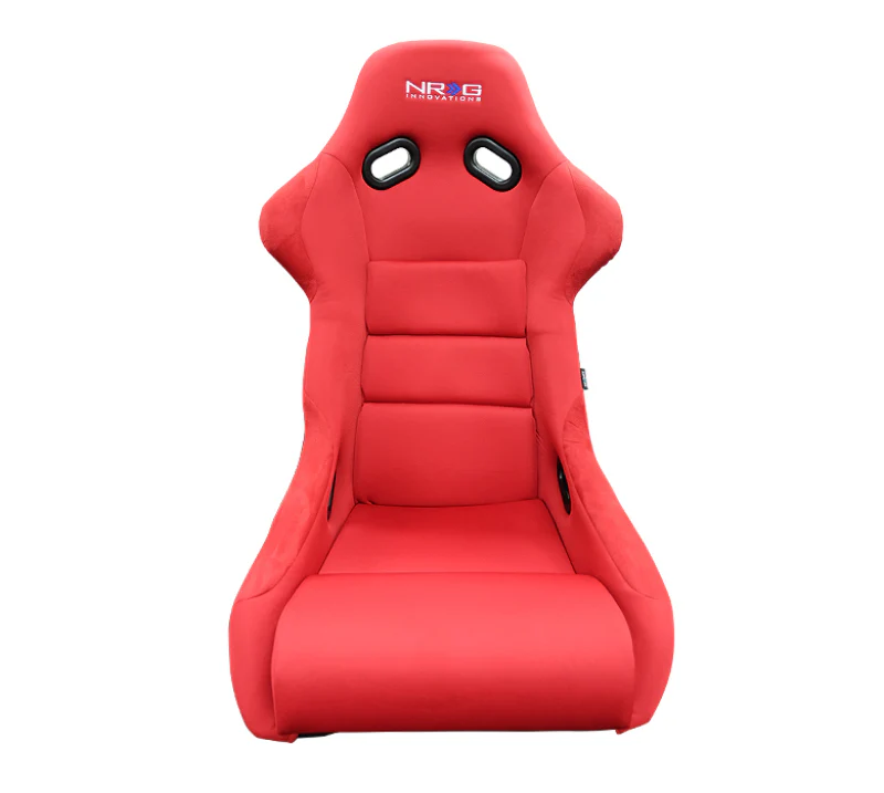 NRG FRP Bucket Seat (Red Cloth) - Large - Image 6