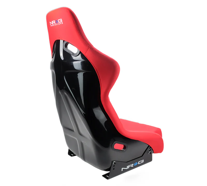 NRG FRP Bucket Seat (Red Cloth) - Large - Image 7