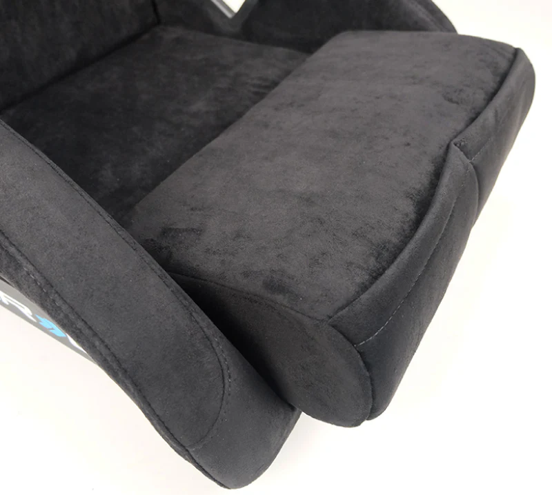 NRG FRP Bucket Seat ULTRA Edition - Large (Black Alcantara/Gold Glitter Back) - Image 7
