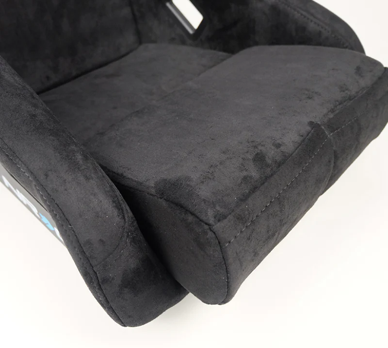 NRG FRP Bucket Seat ULTRA Edition - Medium (Black Alcantara/Gold Glitter Back) - Image 2